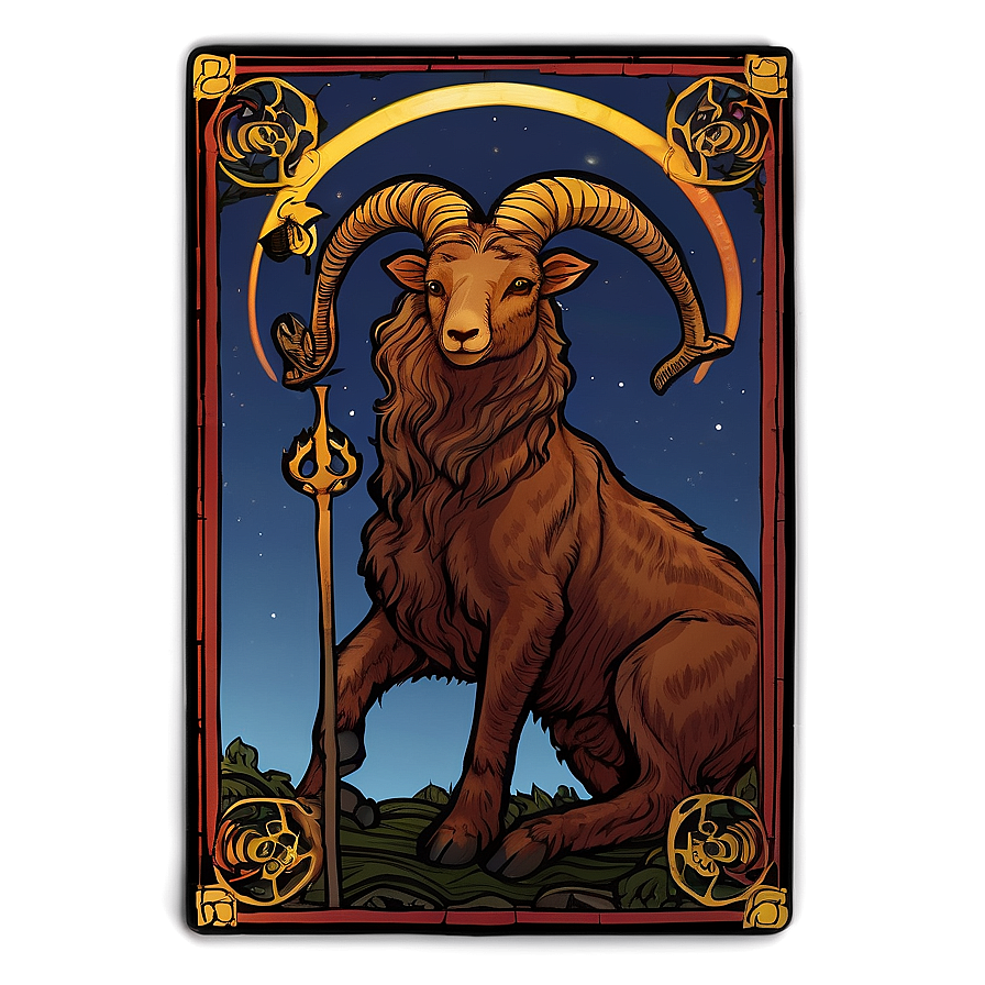 Aries Tarot Card Design Png 06202024