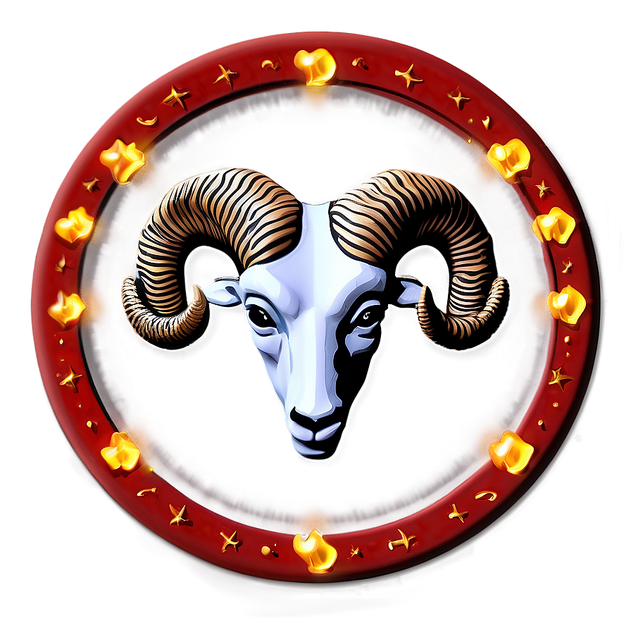 Aries Zodiac Circle Png Cve