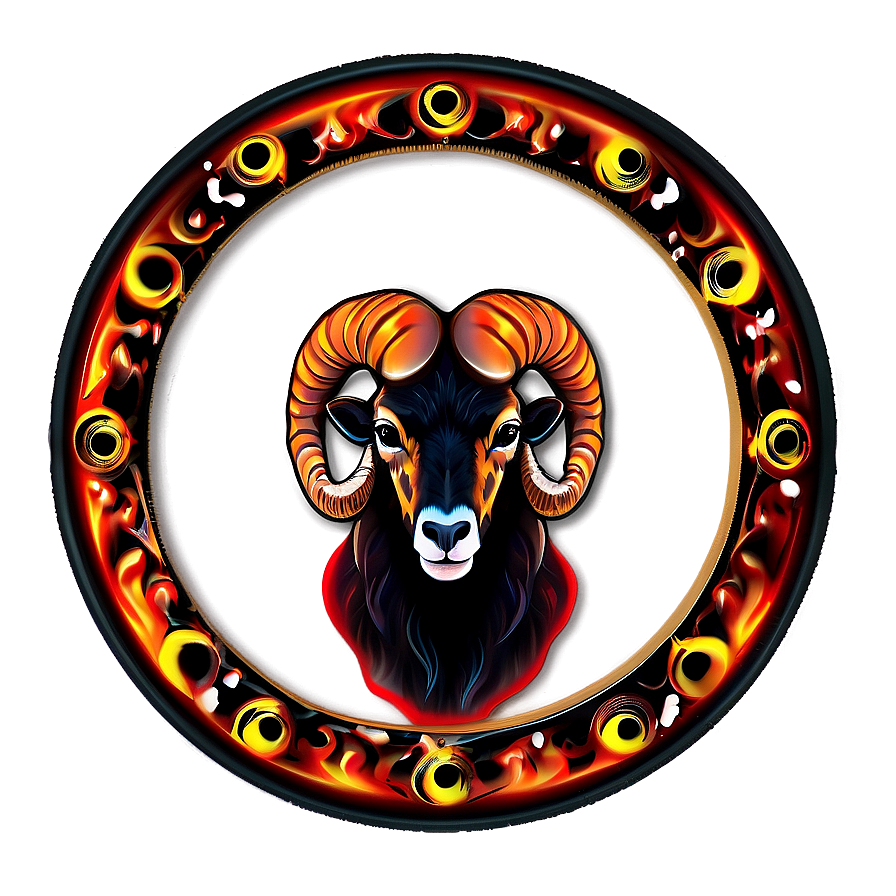 Aries Zodiac Flame Png 7