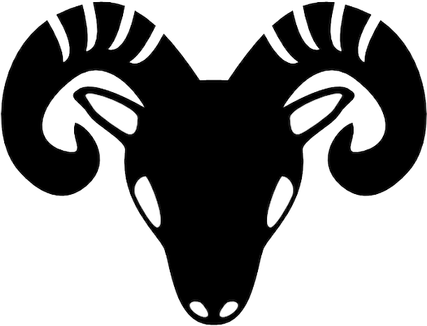 Aries Zodiac Symbol Graphic