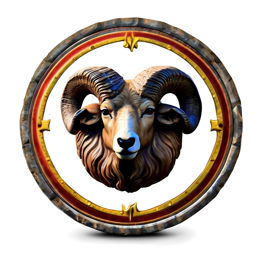 Aries Zodiac Wheel Png Rul