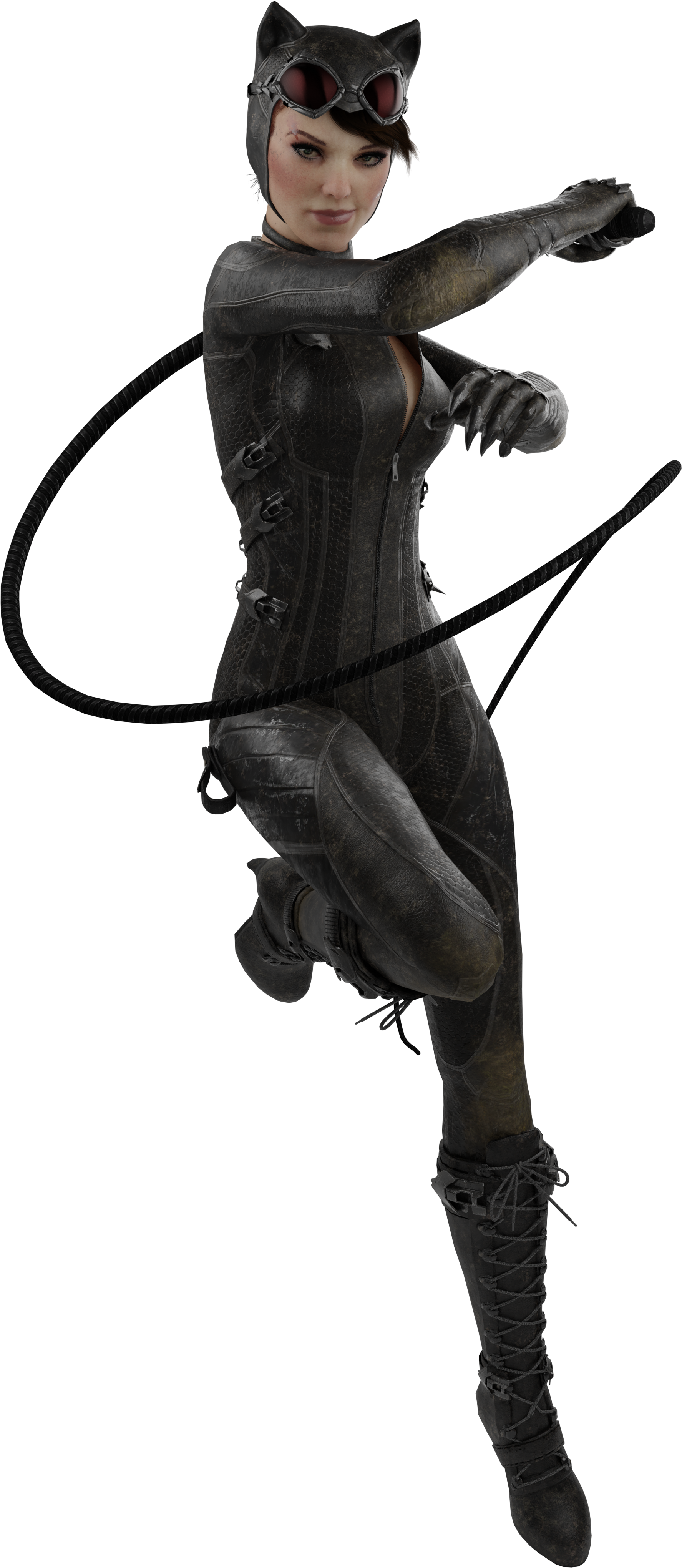 Arkham Catwoman Render, HD Png Download PNG with transparent background