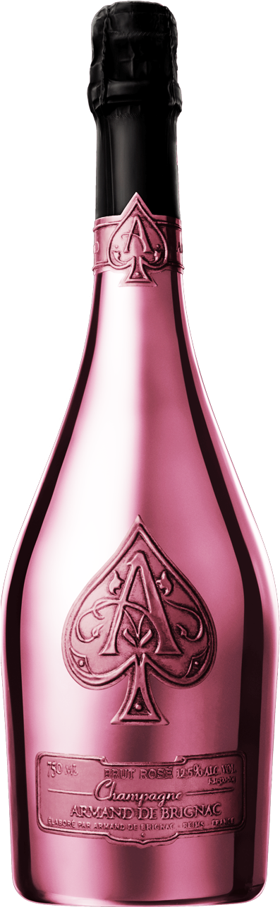 Armandde Brignac Rose Champagne Bottle