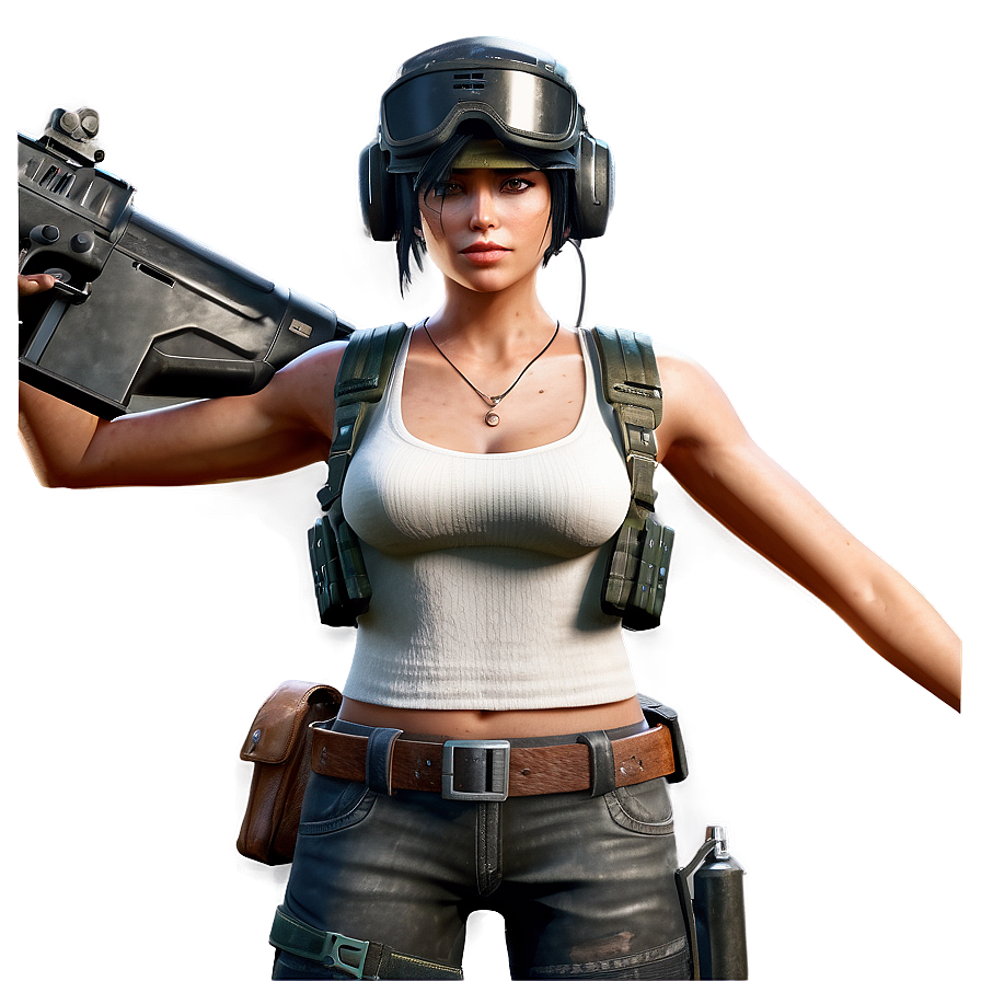 Armed Pubg Character Png 06262024