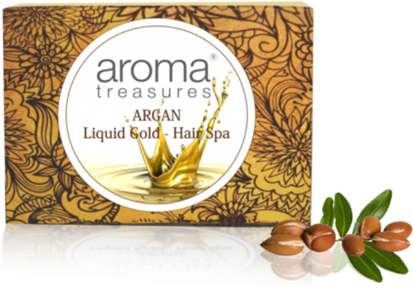 Aroma Treasures Argan Liquid Gold Hair Spa Product