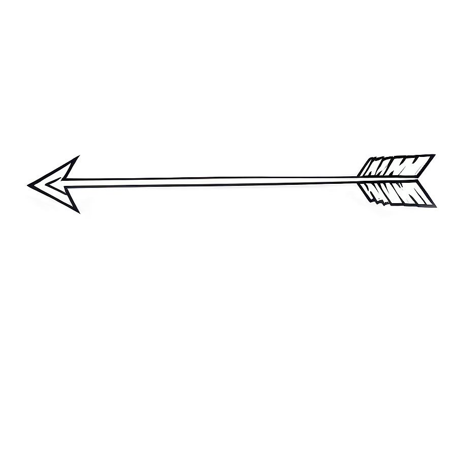 Arrow Line Art Png Qoc9