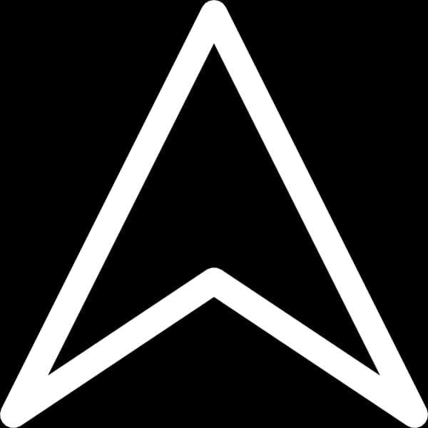 White North Arrow Png- - White North Arrow Png, Transparent Png