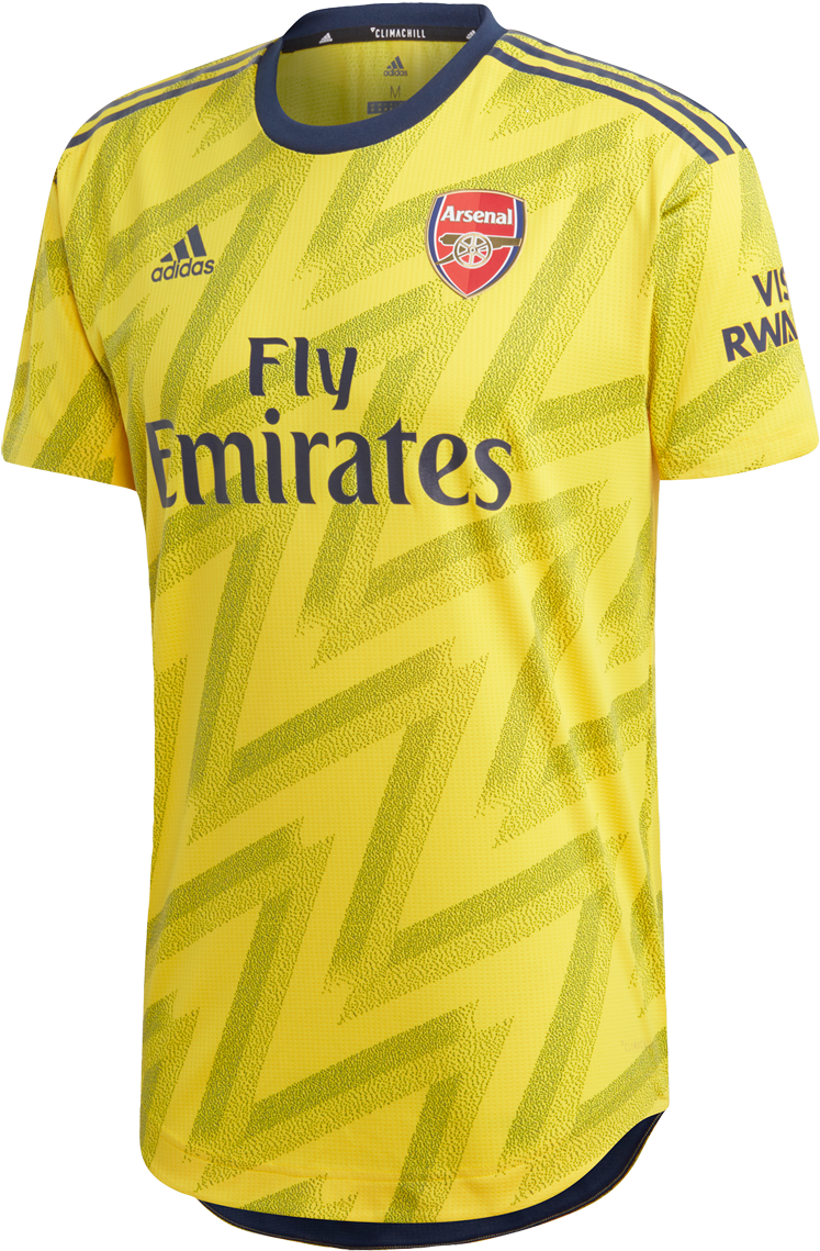 Arsenal Adidas Yellow Away Jersey