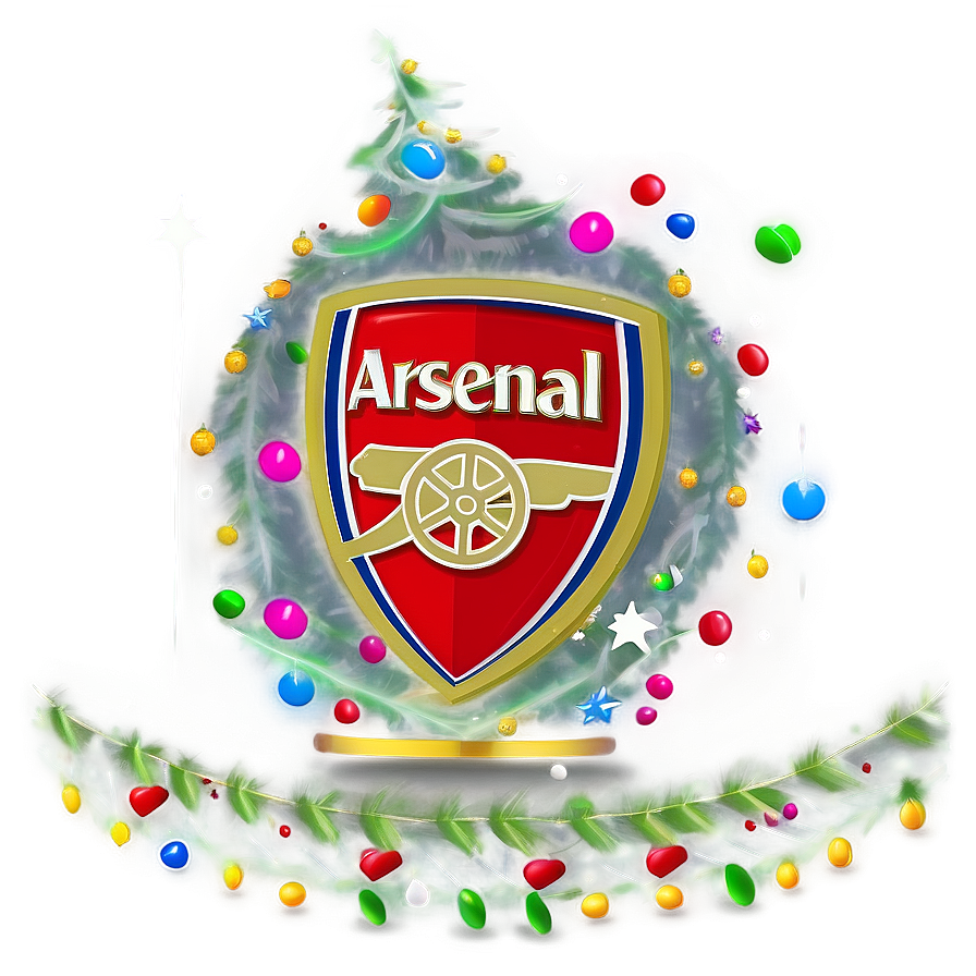 Arsenal Festive Logo Png 13