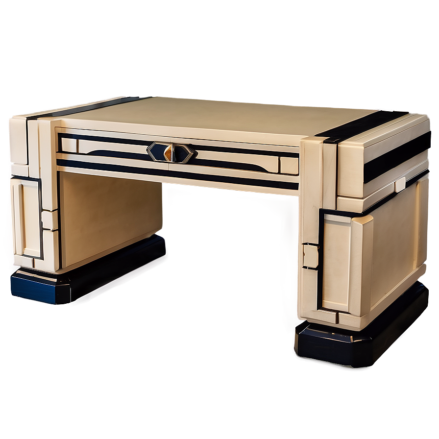 Art Deco Computer Desk Png Irh