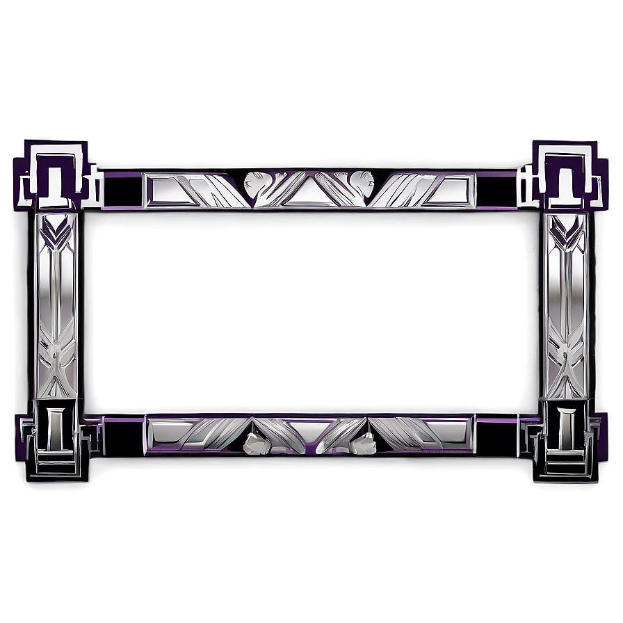 Art Deco Decorative Frame Png 06292024