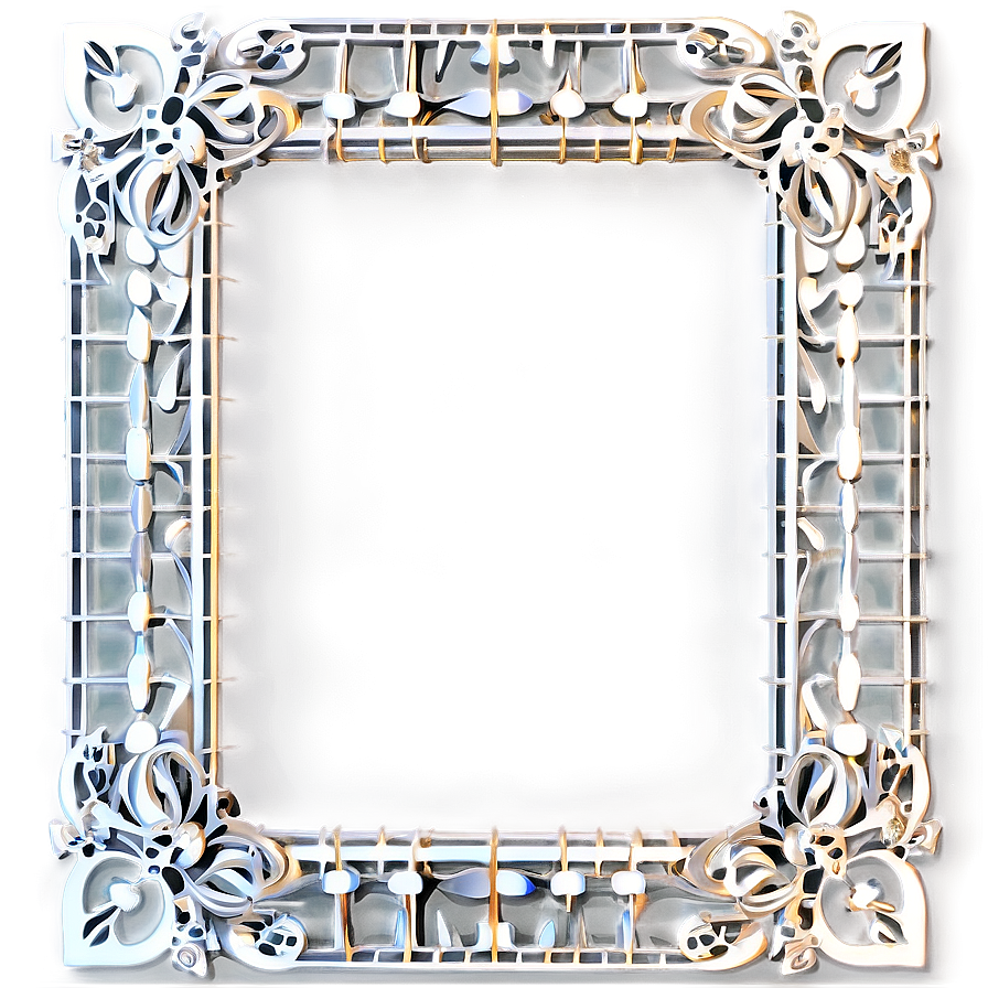 Art Deco Decorative Frame Png 15