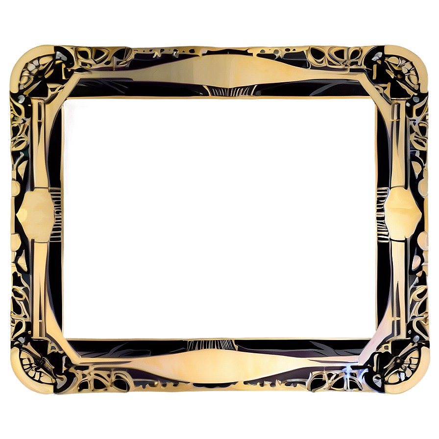 Art Deco Frame Png Hyw83