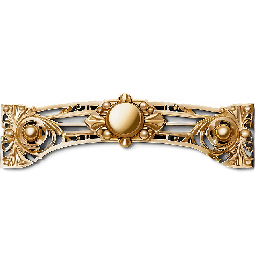 Art Deco Gold Trim Png Bmx