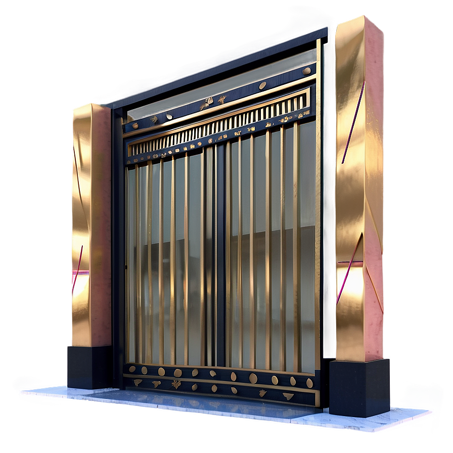 Art Deco Inspired Gate Png Amy