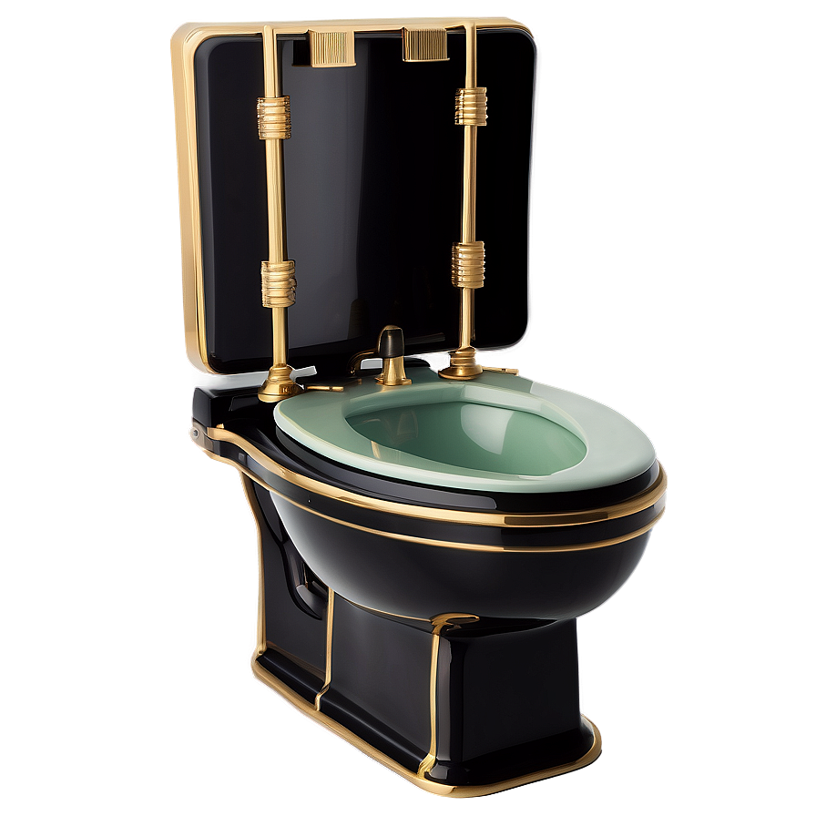 Art Deco Inspired Toilet Png 05042024