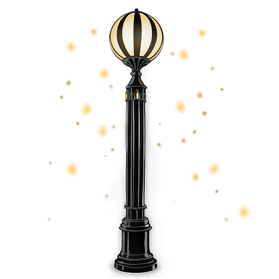 Art Deco Light Post Png Guj69