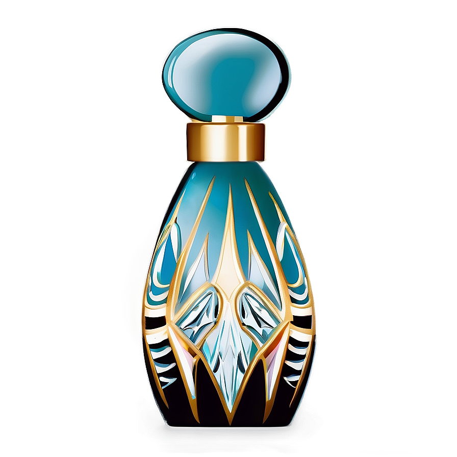 Art Deco Perfume Bottle Png Ofi13