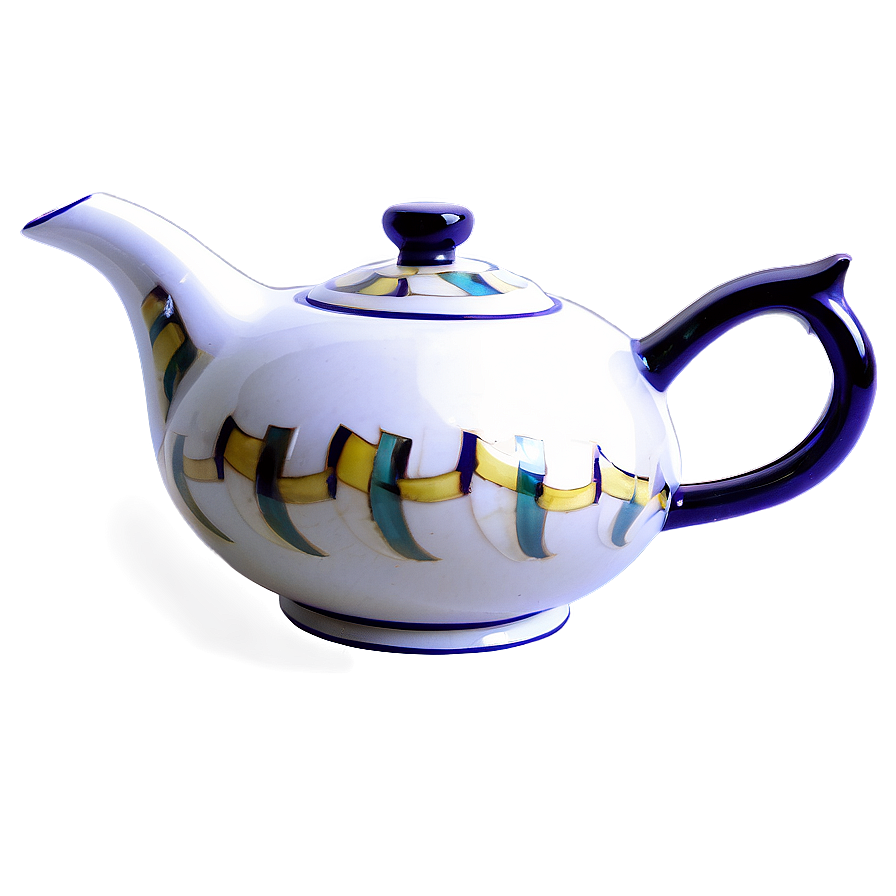 Art Deco Teapot Png 06132024