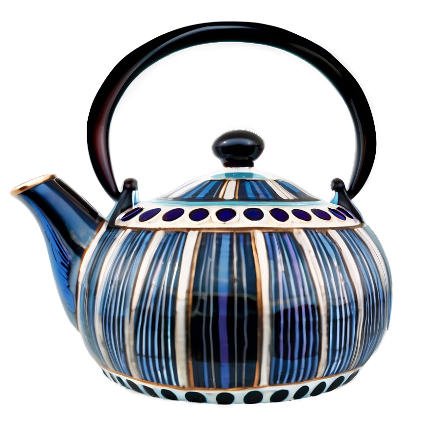 Art Deco Teapot Png 06132024