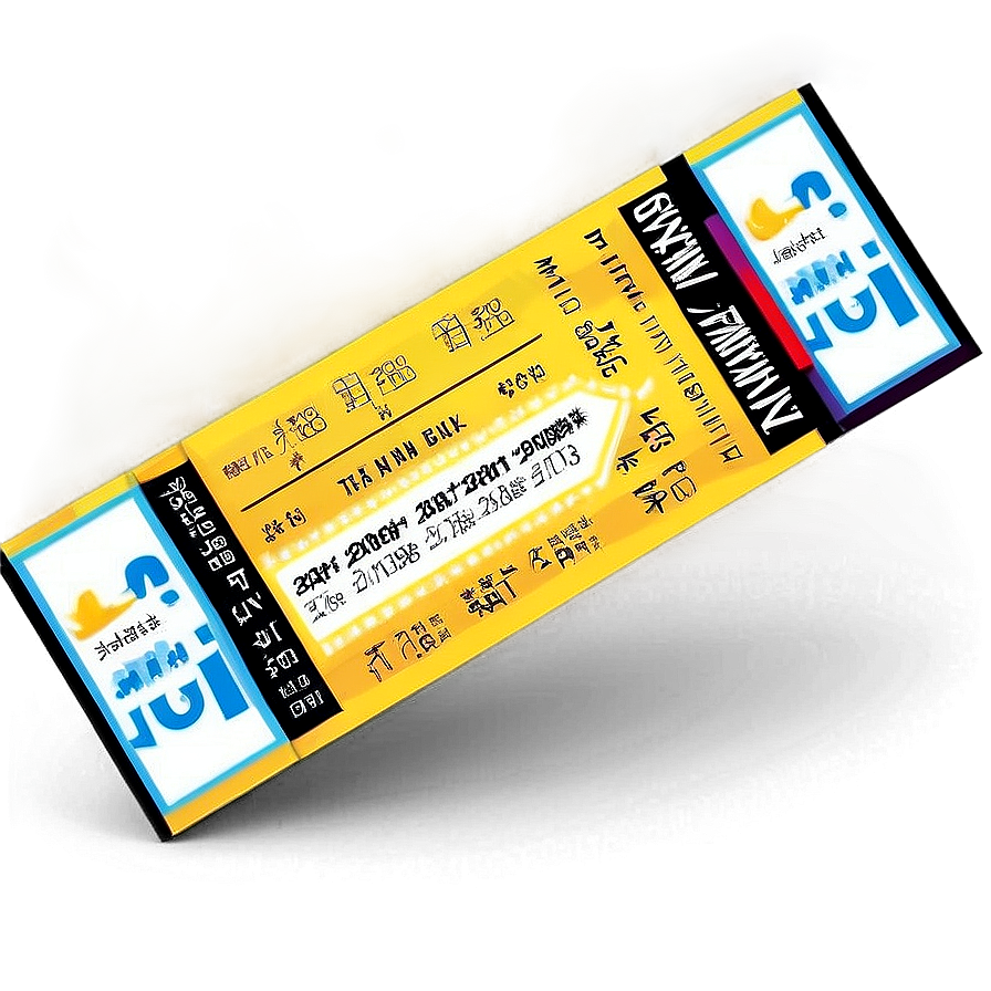 Art Exhibit Ticket Png 05252024