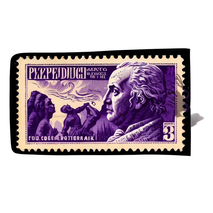 Art Movements Postage Stamp Png 06122024