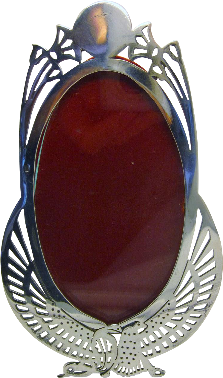 Art Nouveau Gemstone Brooch PNG image with a transparent background, free high-resolution download