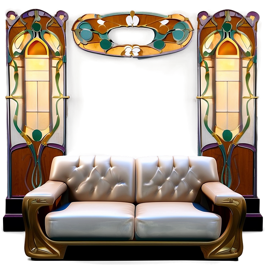 Art Nouveau Living Room Png 92