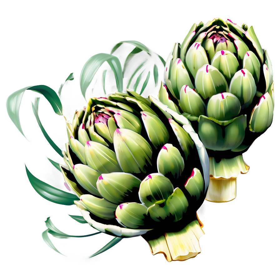 Artichoke Print Png Dne