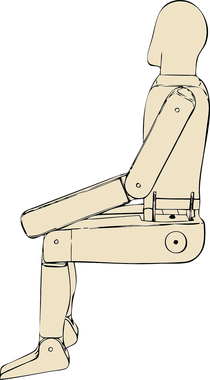 Articulated Mannequin Seated Pose