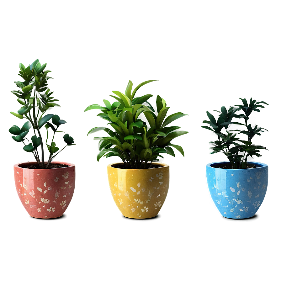 Artificial Potted Plants Png Qap74