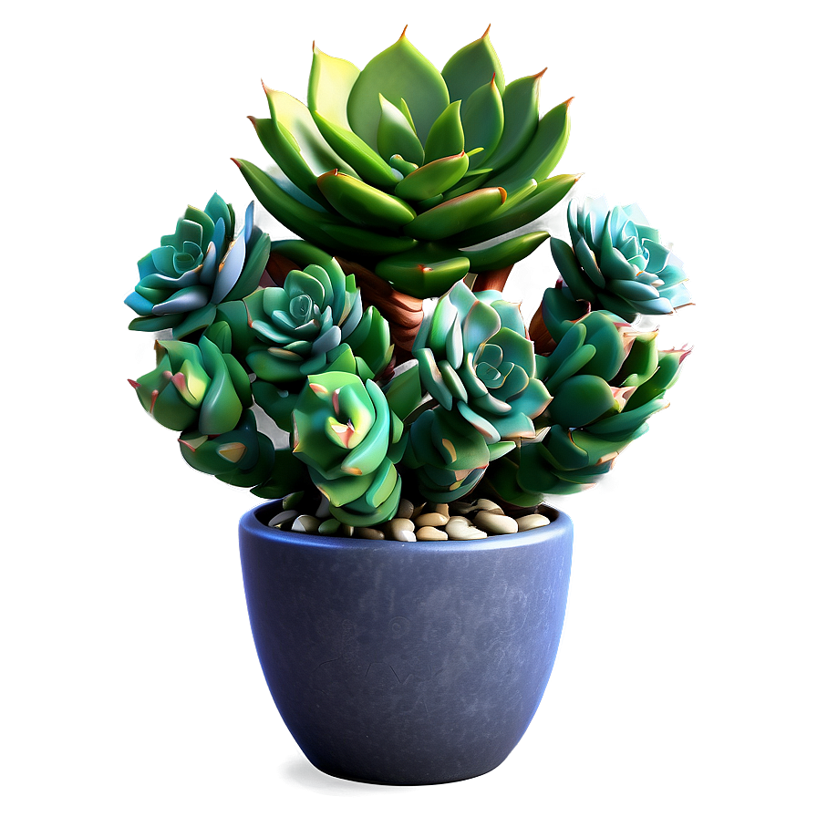 Artificial Succulents Design Png 06212024