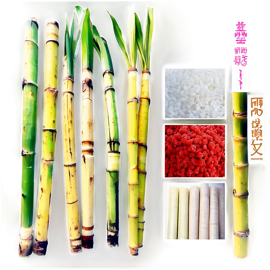 Artificially Colored Sugarcane Png 37