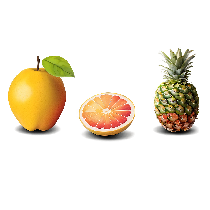 Artisanal Fruit Assortment Png 91