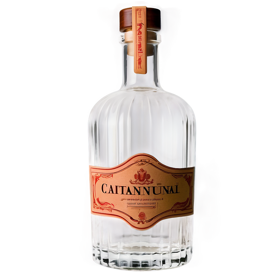 Artisanal Gin Bottle Png 06132024