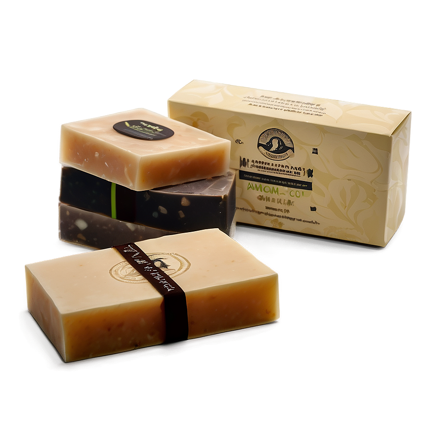 Artisanal Soap Set PNG 05252024 PNG with transparent background