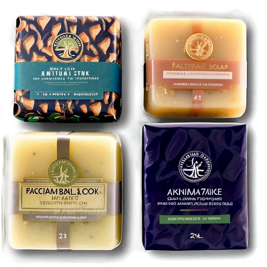 Artisanal Soap Set PNG neo54 PNG with transparent background