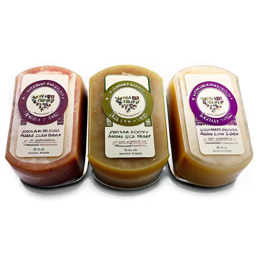 Artisanal Soap Set PNG rwt14 PNG with transparent background