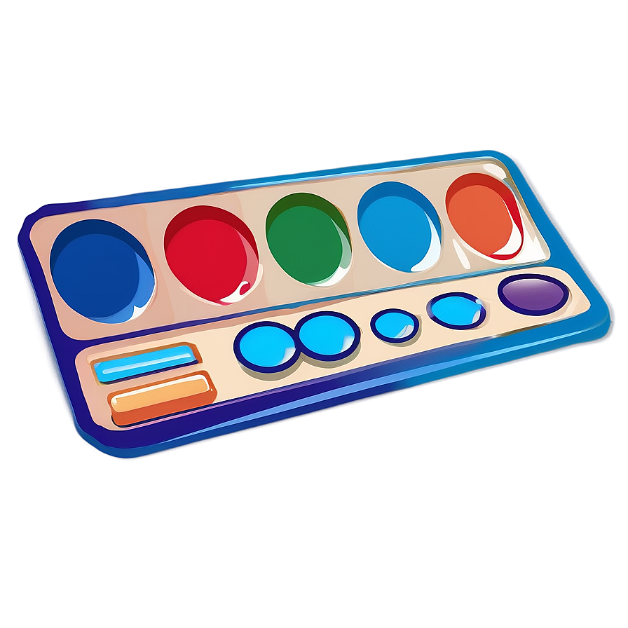 Artist's Palette Clipart PNG 06212024 PNG image with a transparent background, free high-resolution download