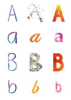 Artistic Alphabet Letters Design