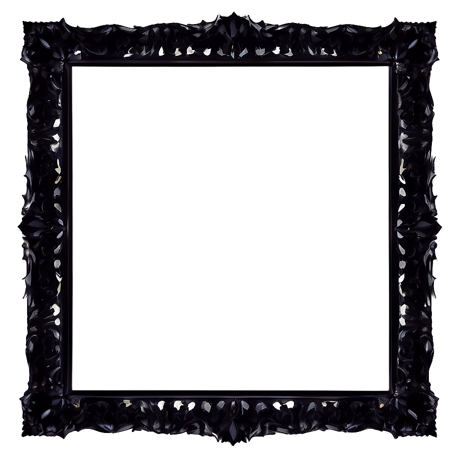 Artistic Black Frame Png Gre67