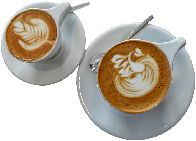 Top View Cappuccino Png Image - Cappuccino Mugs Png, Transparent Png PNG with transparent background