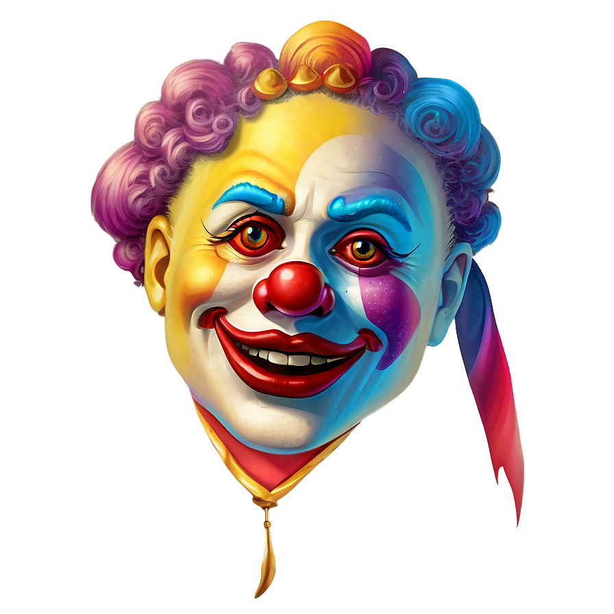 Artistic Clown Emoji Png Tvk66