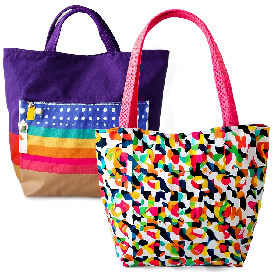 Artistic Design Tote Bag Png Wfl