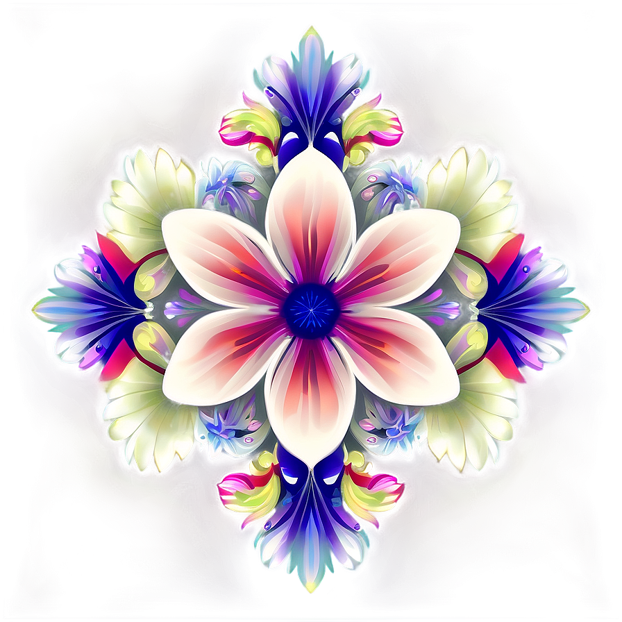 Artistic Floral Pattern Png Jea11