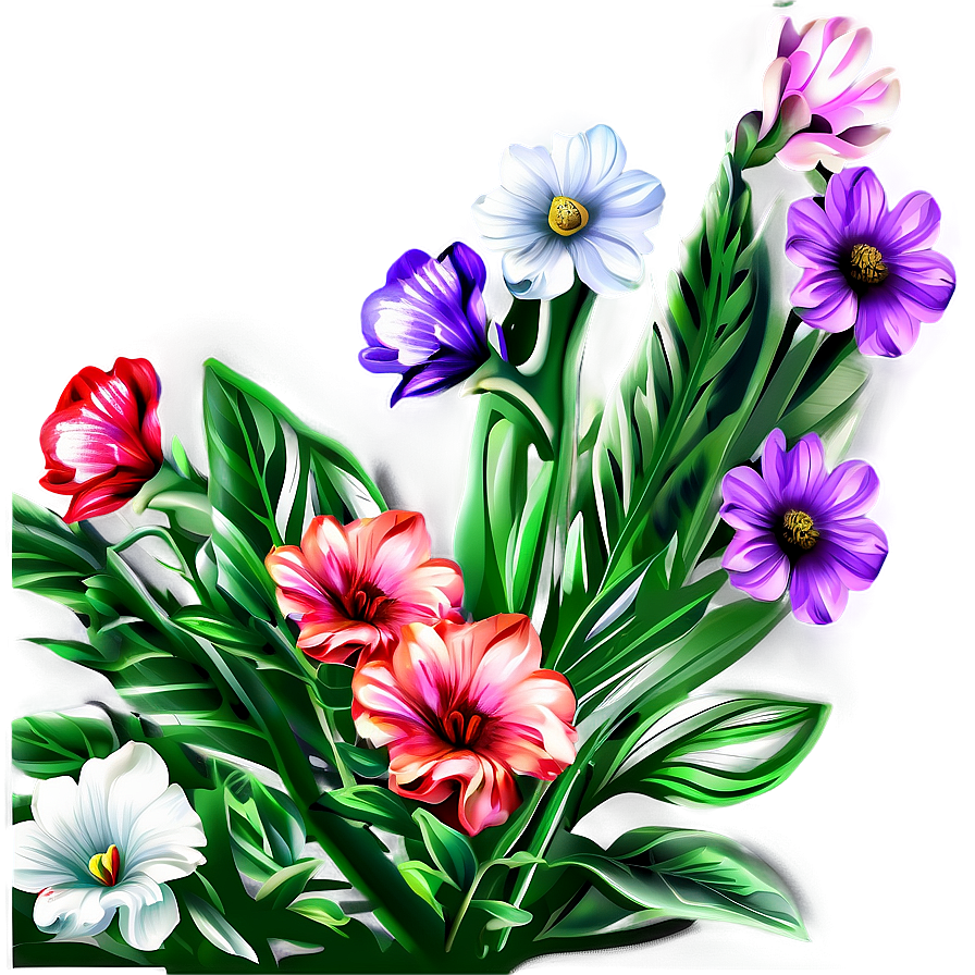 Artistic Flower Composition Png Ihk