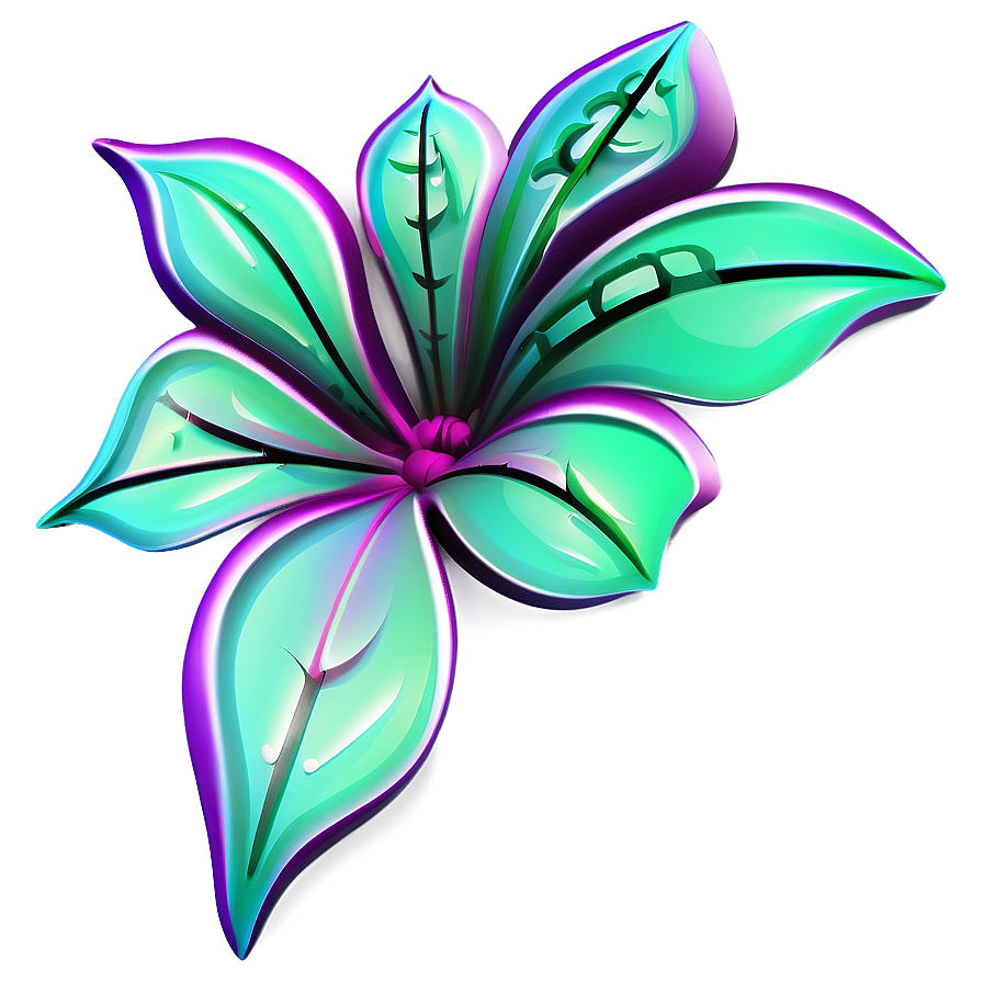 Artistic Flower Outline Png 47