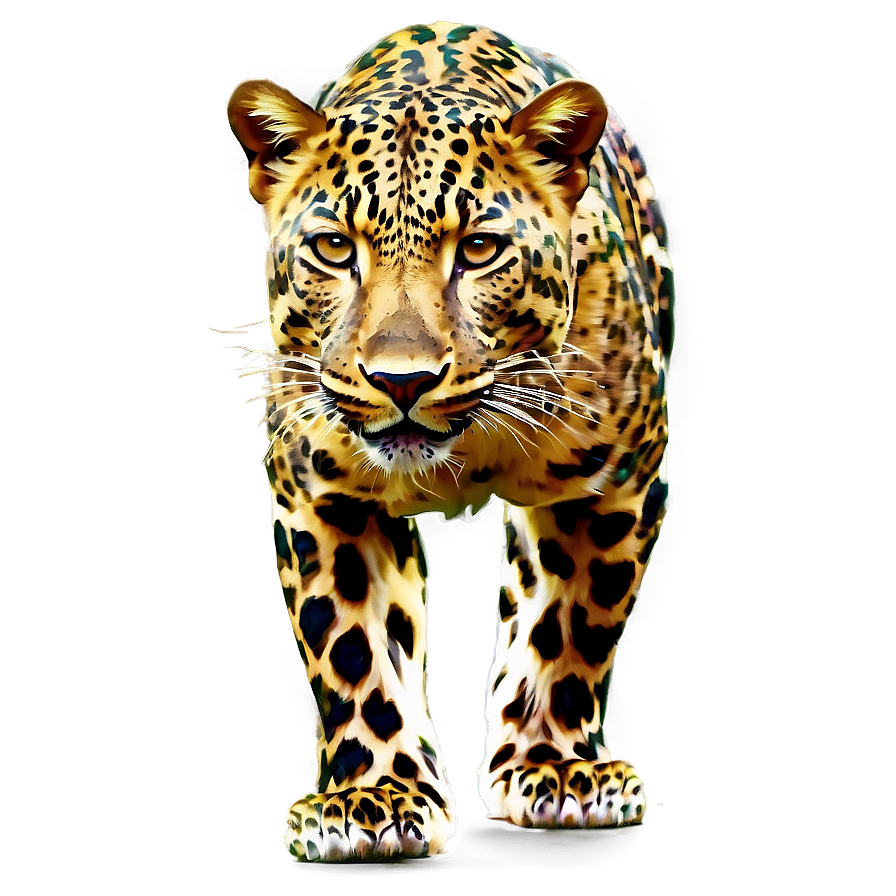 Artistic Leopard Pattern Png Lus8