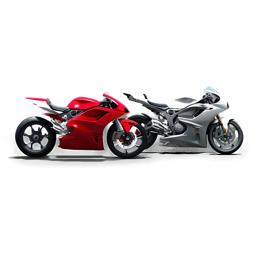 Artistic Motorcycle Sketch Png 87