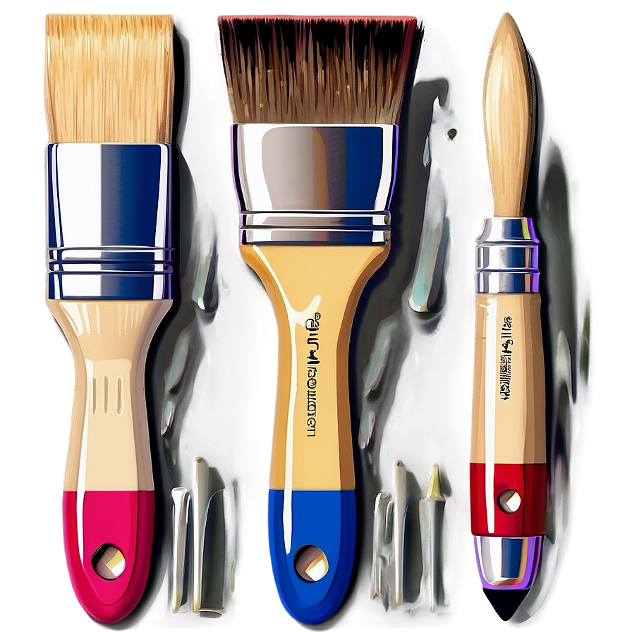 Artistic Paintbrush Set PNG 53 PNG with transparent background